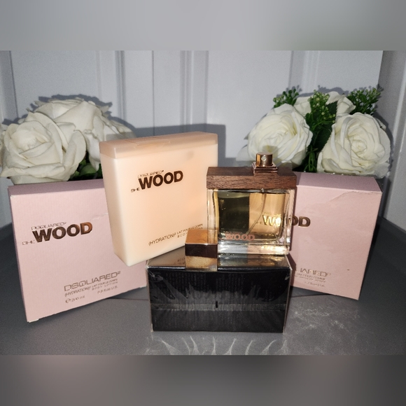 Discontinued She Wood by DSquared2 50ml EDP / Eau De Parfum + Body Lotion - Picture 14 of 16